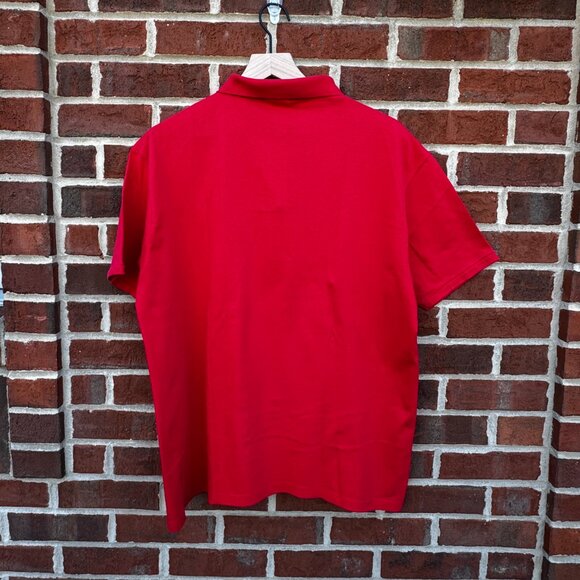 Vintage Hanes USA 96 Olympics Polo Mens Large Red - Picture 3 of 8